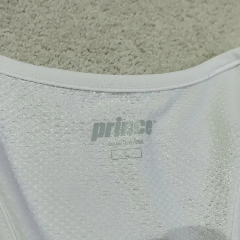 NWT Prince Womens Tennis Pickleball Match Dress with Racerback Pure White Size L - Picture 5 of 7